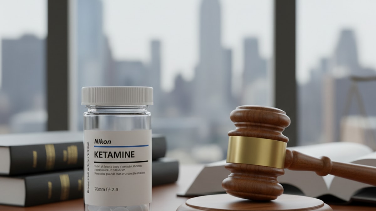 Blog Post: is ketamine a controlled substance - Professional illustration